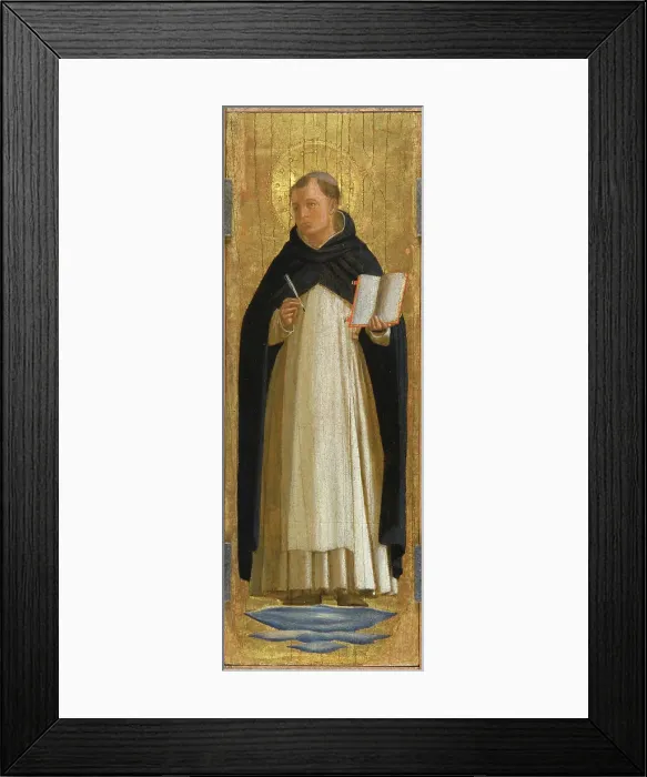 Framed Print : Saint Thomas Aquinas, 1438-1440. Creator: Angelico, Fra Giovanni, da Fiesole (ca. 1400-1455)