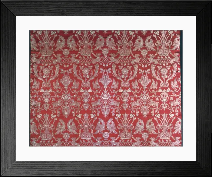 Framed Print : Panel, Germany, Late 19th / early 20th century (based on a 15th century design). Creator: Unknown Framed Print : Panel, Germany, Late 19th / early 20th century (based on a 15th century design). Creator: Unknown