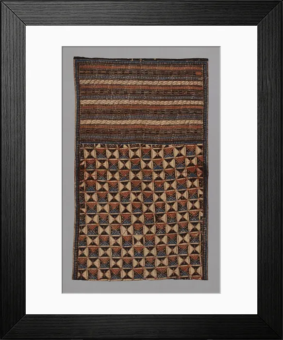 Framed Print : Selendang (Shawl) or Belt, Java, 1775 / 1825. Creator: Unknown Framed Print : Selendang (Shawl) or Belt, Java, 1775 / 1825. Creator: Unknown