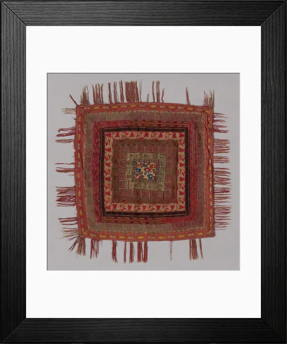 Framed Print : Pillow Cover, Greece, 1850 / 99. Creator: Unknown Framed Print : Pillow Cover, Greece, 1850 / 99. Creator: Unknown