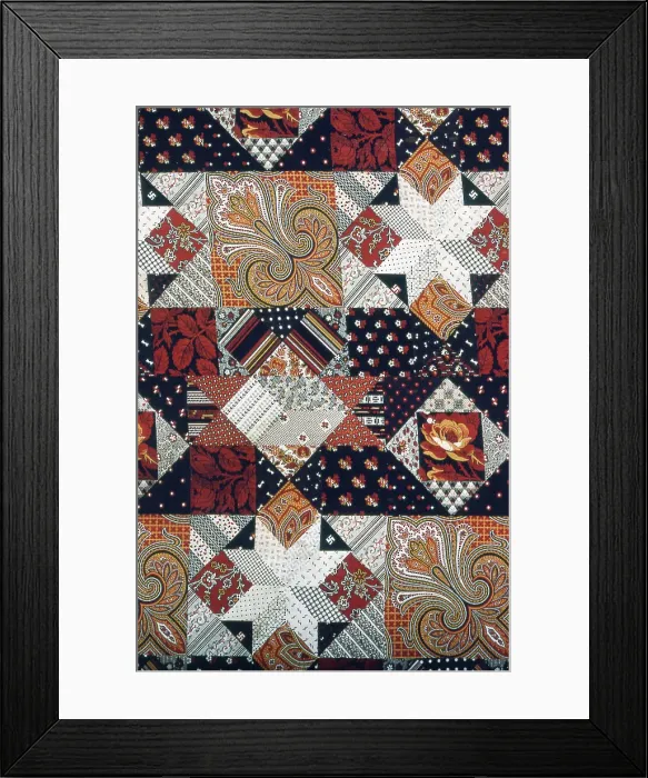Framed Print : Panel, New Hampshire, 1825 / 75. Creator: Cocheco Cotton Manufacturing Company Framed Print : Panel, New Hampshire, 1825 / 75. Creator: Cocheco Cotton Manufacturing Company