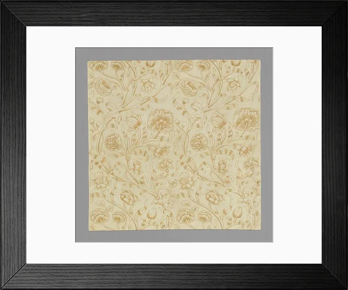 Framed Print : Panel, London, 1880 / 1890. Creator: Thomas Wardle Framed Print : Panel, London, 1880 / 1890. Creator: Thomas Wardle