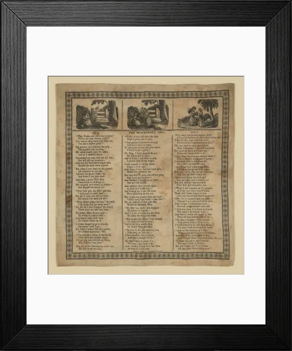 Framed Print : Handkerchief, United States, 19th century. Creator: Boston Chemical Printing Company Framed Print : Handkerchief, United States, 19th century. Creator: Boston Chemical Printing Company