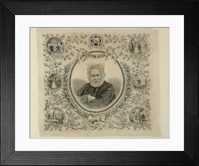 Framed Print : Handkerchief, France, 1860 / 1900. Creator: Célestin Nanteuil Framed Print : Handkerchief, France, 1860 / 1900. Creator: Célestin Nanteuil