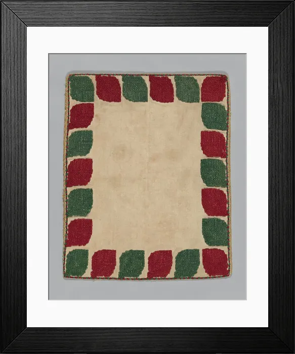 Framed Print : Pillow Cover, Rhodes, 17th / 18th century. Creator: Unknown Framed Print : Pillow Cover, Rhodes, 17th / 18th century. Creator: Unknown