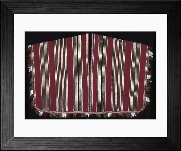 Framed Print : Poncho, Bolivia, 1850 / 1900. Creator: Unknown Framed Print : Poncho, Bolivia, 1850 / 1900. Creator: Unknown