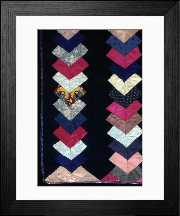Framed Print : Bedcover, United States, c. 1880. Creator: Mary Elizabeth Tansill Framed Print : Bedcover, United States, c. 1880. Creator: Mary Elizabeth Tansill