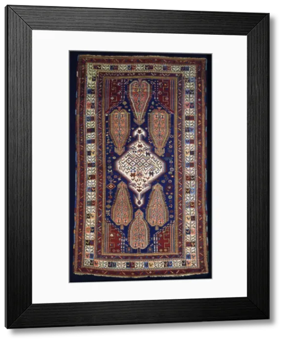 Framed Print : Rug, Caucasus, 1875 / 1900. Creator: Unknown Framed Print : Rug, Caucasus, 1875 / 1900. Creator: Unknown