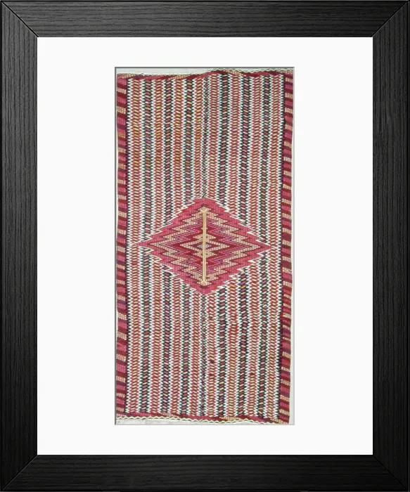 Framed Print : Sarape, México, 1750 / 1800. Creator: Unknown Framed Print : Sarape, México, 1750 / 1800. Creator: Unknown