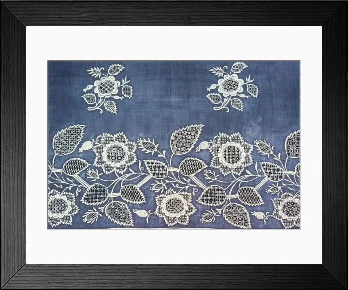 Framed Print : Two Panels from a Skirt, Philippines, c. 1830. Creator: Unknown Framed Print : Two Panels from a Skirt, Philippines, c. 1830. Creator: Unknown