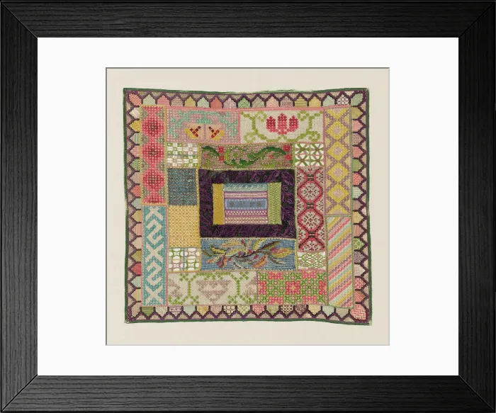 Framed Print : Sampler, México, 1825 / 75. Creator: Unknown Framed Print : Sampler, México, 1825 / 75. Creator: Unknown