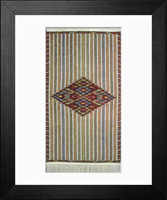 Framed Print : Serape, México, 1800 / 50. Creator: Unknown Framed Print : Serape, México, 1800 / 50. Creator: Unknown
