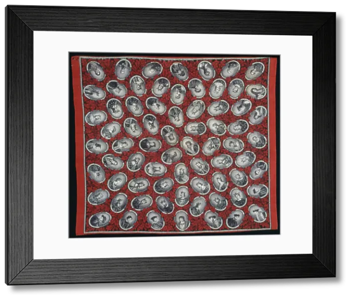 Framed Print : Handkerchief, Rouen, 1830 / 48. Creator: Raimond Laverdin Framed Print : Handkerchief, Rouen, 1830 / 48. Creator: Raimond Laverdin