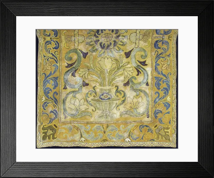 Framed Print : Carpet, Portugal, 18th century. Creator: Unknown Framed Print : Carpet, Portugal, 18th century. Creator: Unknown