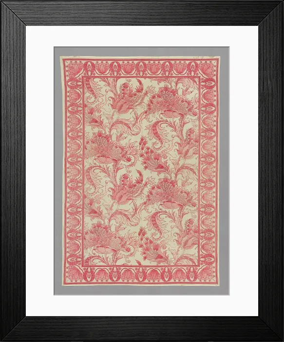 Framed Print : Tablecloth or Bedcover probably titled Ragged Poppy, London, 1902. Creator: John Scarrat Rigby. Tablecloth or Bedcover probably titled Ragged Poppy, London, 1902. Creator: John Scarrat Rigby Framed Print : Tablecloth or Bedcover probably titled Ragged Poppy, London, 1902. Creator: John Scarrat Rigby. Tablecloth or Bedcover probably titled Ragged Poppy, London, 1902. Creator: John Scarrat Rigby