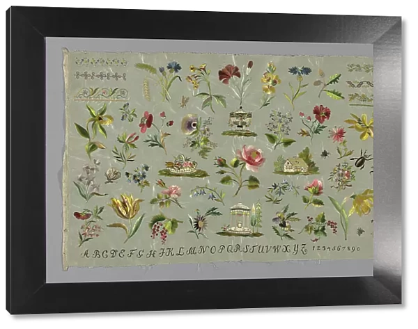 Sampler, Germany, 18th century. Creator: Unknown