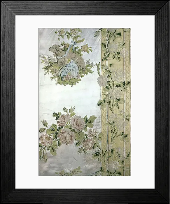 Framed Print : Panel, France, c. 1780. Creator: Philippe de Lasalle Framed Print : Panel, France, c. 1780. Creator: Philippe de Lasalle