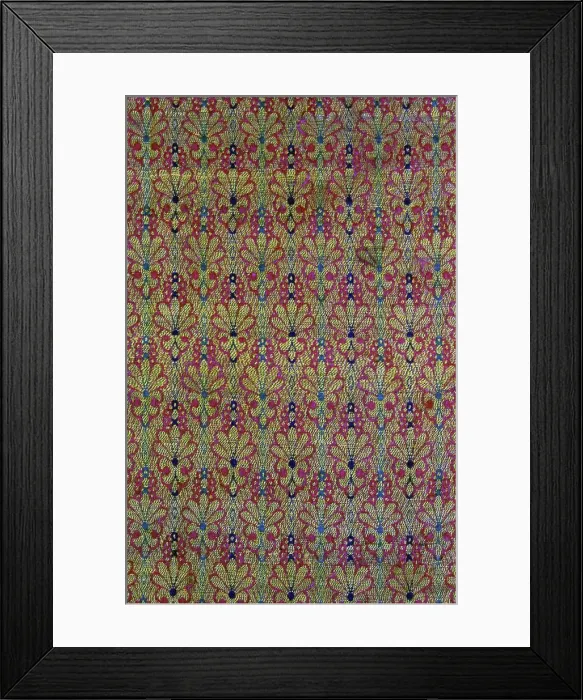 Framed Print : Panel (Dress Fabric), Near East. Creator: Unknown Framed Print : Panel (Dress Fabric), Near East. Creator: Unknown