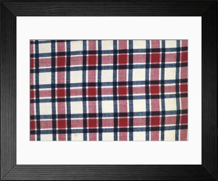 Framed Print : Blanket, United States, Probably mid-19th century. Creator: Unknown Framed Print : Blanket, United States, Probably mid-19th century. Creator: Unknown