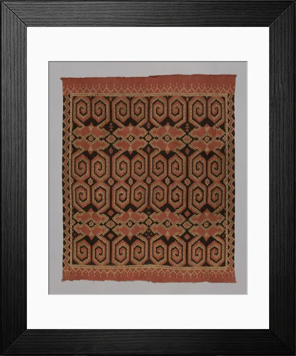 Framed Print : Ceremonial Hanging / Shroud (Porisitutu), Indonesia. Creator: Unknown Framed Print : Ceremonial Hanging / Shroud (Porisitutu), Indonesia. Creator: Unknown