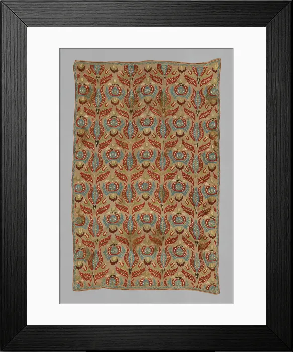 Framed Print : Cover, Turkey, 1575 / 1625. Creator: Unknown Framed Print : Cover, Turkey, 1575 / 1625. Creator: Unknown