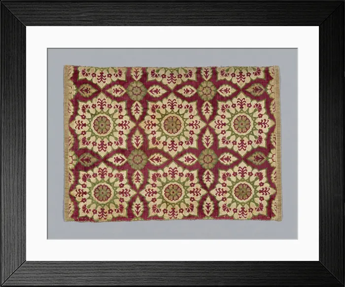 Framed Print : Panel, Turkey, 1550 / 1600. Creator: Unknown Framed Print : Panel, Turkey, 1550 / 1600. Creator: Unknown