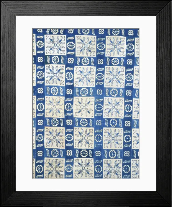 Framed Print : Tablecloth or Bedcover, United States, c. 1800. Creator: Unknown Framed Print : Tablecloth or Bedcover, United States, c. 1800. Creator: Unknown