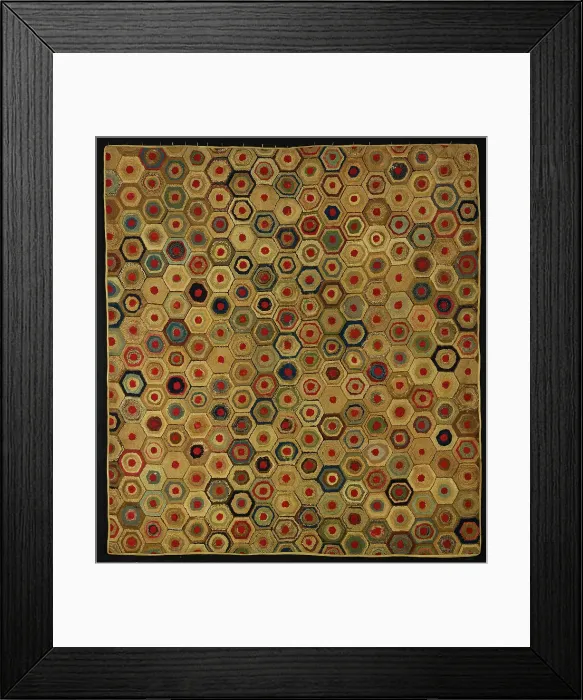 Framed Print : Rug, United States, 1860 / 1935. Creator: Unknown Framed Print : Rug, United States, 1860 / 1935. Creator: Unknown