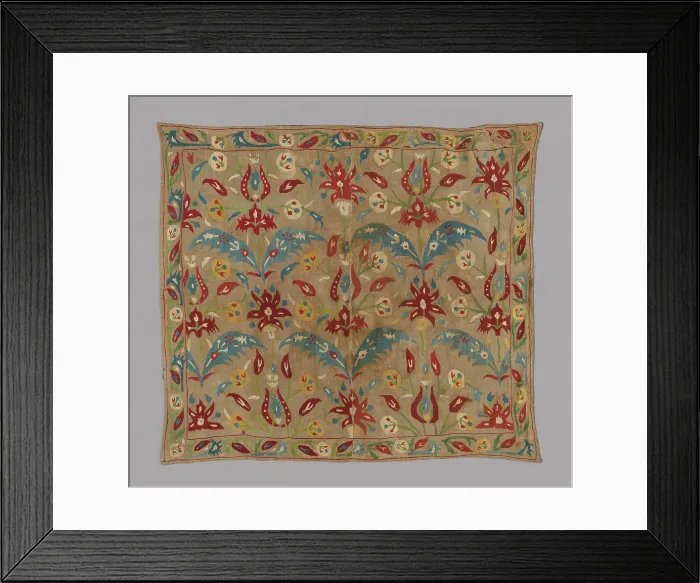Framed Print : Cover, Turkey, 1675 / 1725. Creator: Unknown