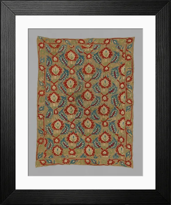 Framed Print : Cover, Turkey, 1675 / 1725. Creator: Unknown Framed Print : Cover, Turkey, 1675 / 1725. Creator: Unknown