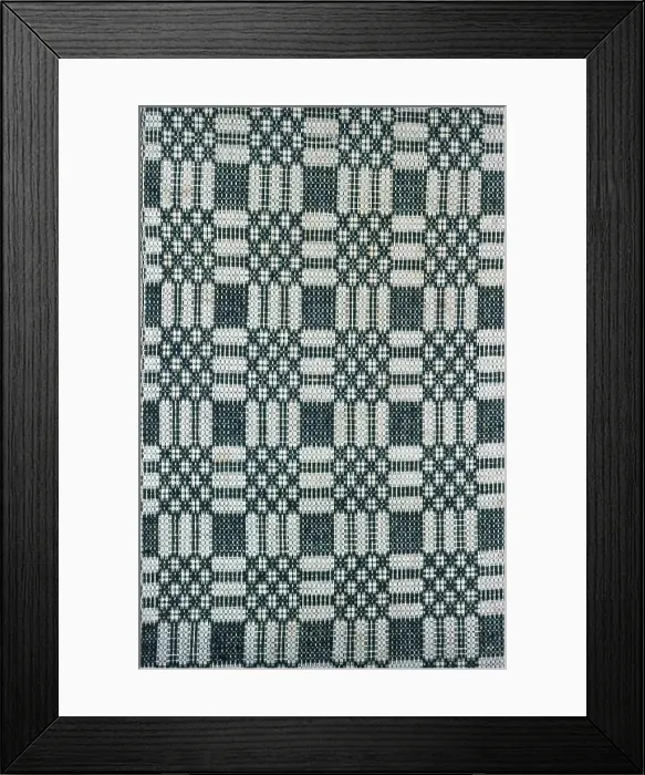Framed Print : Coverlet, United States, 1820 / 30. Creator: Unknown Framed Print : Coverlet, United States, 1820 / 30. Creator: Unknown