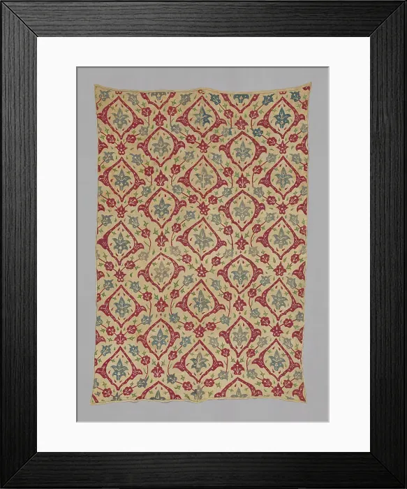 Framed Print : Cover or Hanging, Turkey, 17th century. Creator: Unknown Framed Print : Cover or Hanging, Turkey, 17th century. Creator: Unknown