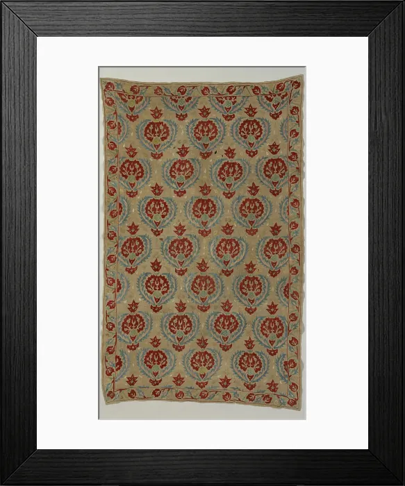 Framed Print : Cover, Turkey, 17th century, Ottoman Dynasty (1299-1923). Creator: Unknown Framed Print : Cover, Turkey, 17th century, Ottoman Dynasty (1299-1923). Creator: Unknown