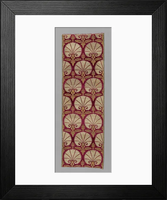 Framed Print : Panel, Turkey, 1601 / 25. Creator: Unknown Framed Print : Panel, Turkey, 1601 / 25. Creator: Unknown