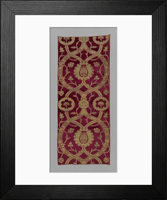 Framed Print : Panel, Turkey, 1550 / 75. Creator: Unknown Framed Print : Panel, Turkey, 1550 / 75. Creator: Unknown