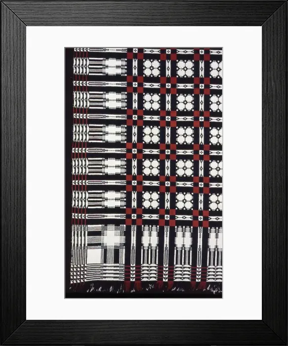 Framed Print : Coverlet, United States, 1835 / 40. Creator: Unknown Framed Print : Coverlet, United States, 1835 / 40. Creator: Unknown