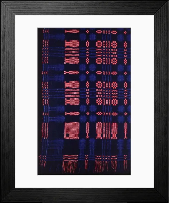 Framed Print : Coverlet, United States, 1825 / 35. Creator: Unknown Framed Print : Coverlet, United States, 1825 / 35. Creator: Unknown