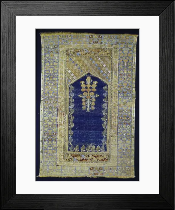 Framed Print : Prayer Carpet, Turkey, 1850 / 1900. Creator: Unknown Framed Print : Prayer Carpet, Turkey, 1850 / 1900. Creator: Unknown