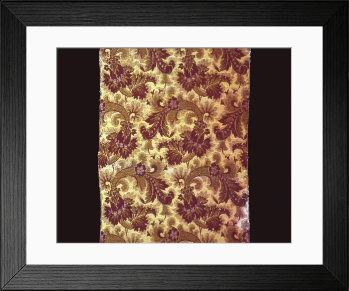 Framed Print : Carpet Strip, United States, 1870 / 1900. Creator: Unknown