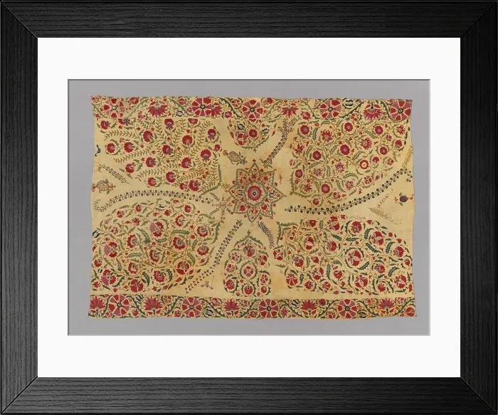 Framed Print : Cover, Uzbekistan, 19th century. Creator: Unknown Framed Print : Cover, Uzbekistan, 19th century. Creator: Unknown