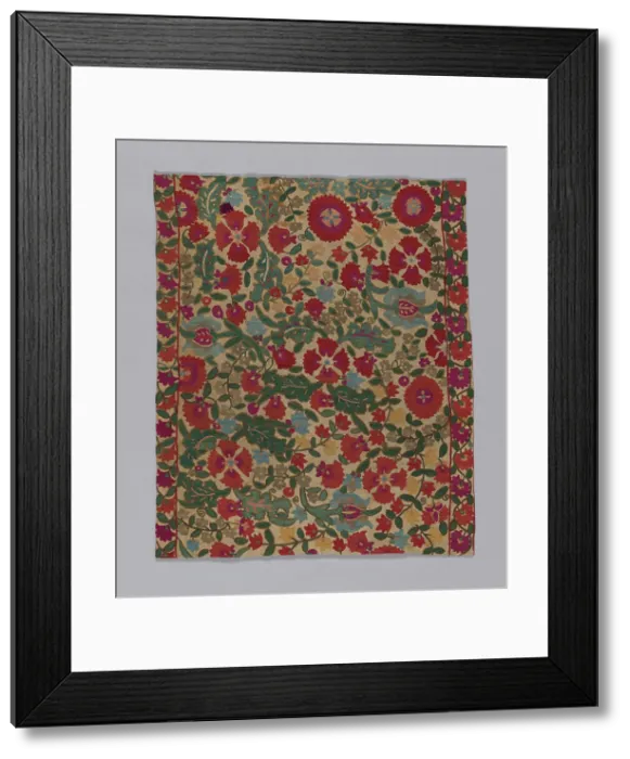 Framed Print : Panel, Turkey, 17th century. Creator: Unknown Framed Print : Panel, Turkey, 17th century. Creator: Unknown