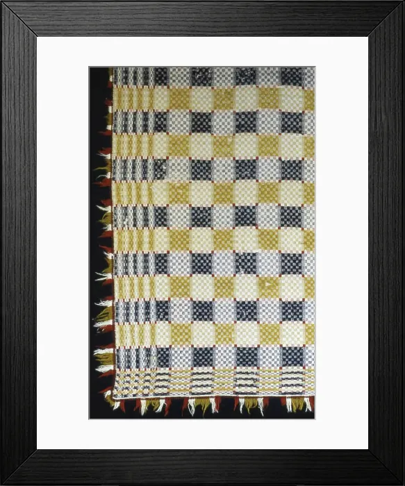 Framed Print : Coverlet, United States, 1820s / 30s. Creator: Unknown Framed Print : Coverlet, United States, 1820s / 30s. Creator: Unknown