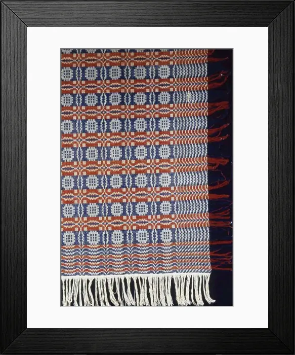 Framed Print : Coverlet, United States, 1825 / 30. Creator: Unknown Framed Print : Coverlet, United States, 1825 / 30. Creator: Unknown