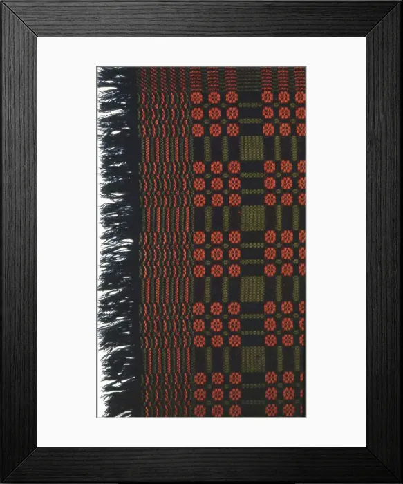 Framed Print : Coverlet, United States, 1820s / 30s. Creator: Unknown Framed Print : Coverlet, United States, 1820s / 30s. Creator: Unknown