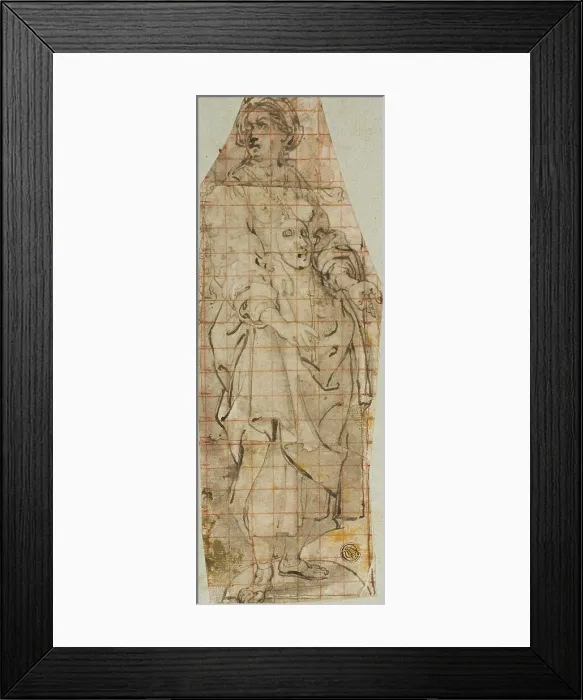 Framed Print : Allegory of Painting, c. 1600. Creator: Andrea Lilio Framed Print : Allegory of Painting, c. 1600. Creator: Andrea Lilio