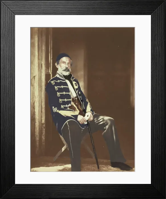 Framed Print : Omar Pacha, 1855. Creator: Roger Fenton Framed Print : Omar Pacha, 1855. Creator: Roger Fenton