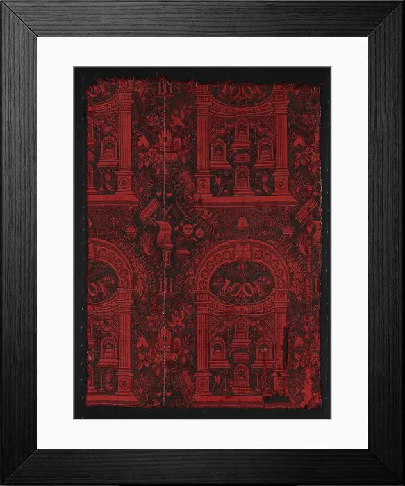 Framed Print : Carpet, United States, 1880 / 90. Creator: Unknown Framed Print : Carpet, United States, 1880 / 90. Creator: Unknown