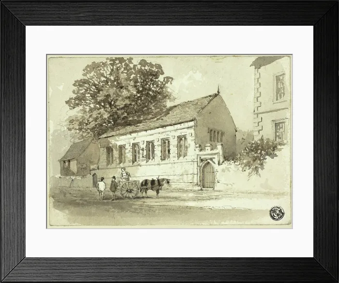 Framed Print : Church Street, Grantham, c. 1860. Creator: Alfred Rimmer Framed Print : Church Street, Grantham, c. 1860. Creator: Alfred Rimmer