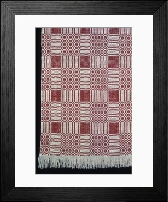 Framed Print : Coverlet, Kentucky, 1820 / 30. Creator: Unknown Framed Print : Coverlet, Kentucky, 1820 / 30. Creator: Unknown