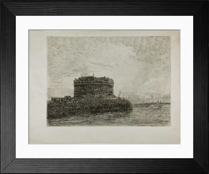 Framed Print : Castel Sant'Angelo, 1746. Creator: Alexander Cozens Framed Print : Castel Sant'Angelo, 1746. Creator: Alexander Cozens